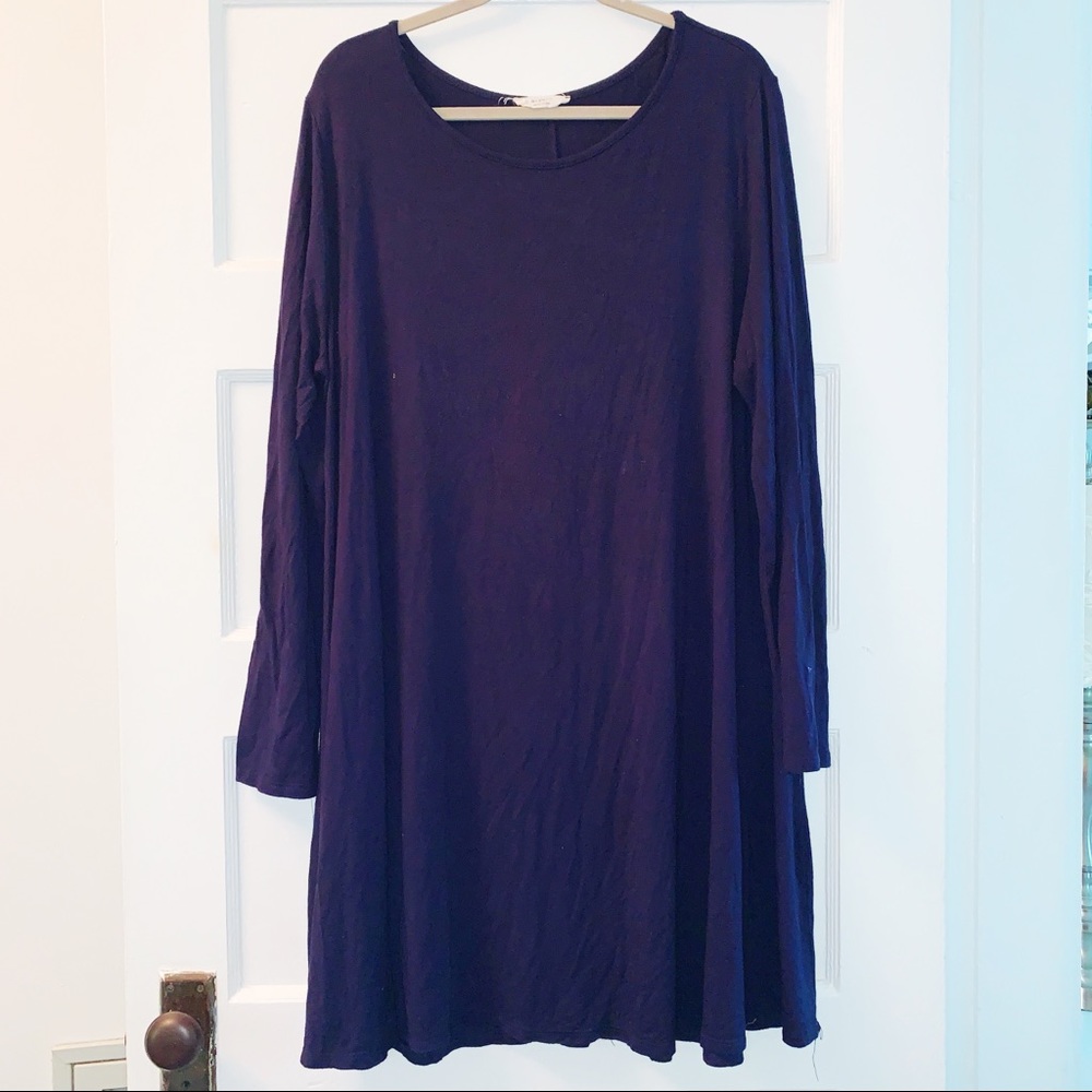 a.gain Dress- Navy